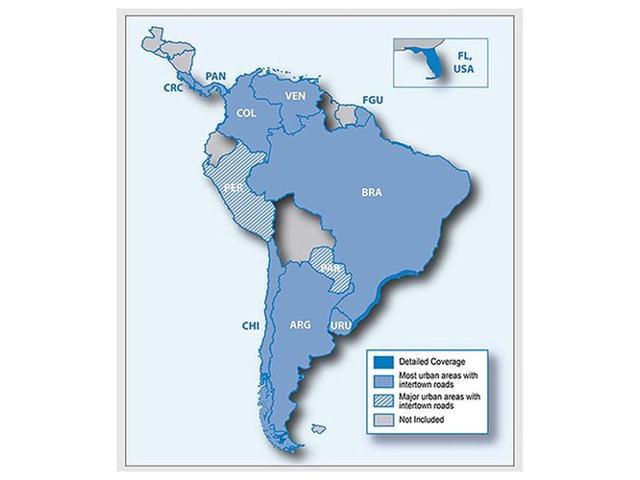 Mapa Garmin South America NT 