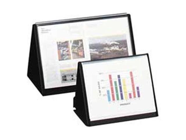 Lion Office Products Display Book Vertical Easel 8-1/2"x11" Black 39009