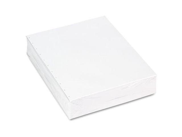 8-1/2'' x 11" Laser Cut Sheet, 20# White Stock, 11 Hole Velobind Punch (Carton of 2500)