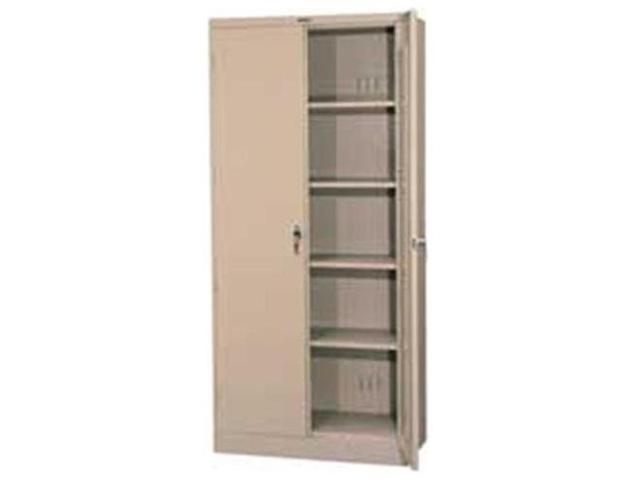 Tennsco Storage Cabinets Deluxe 36 Wx24 Dx78 H Putty 7824py