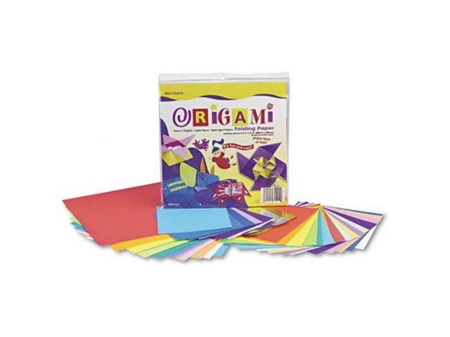 Pacon 72230 Origami Paper 30 Lbs 9 34 X 9 34 Assorted Bright Colors 55 Sheetspack Neweggcom