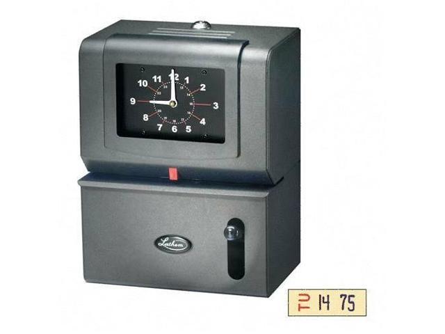 Lathem Time 2126 2126 Heavy-Duty Time Recorder, Analog, Manual, Charcoal