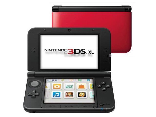 3ds xl red and black