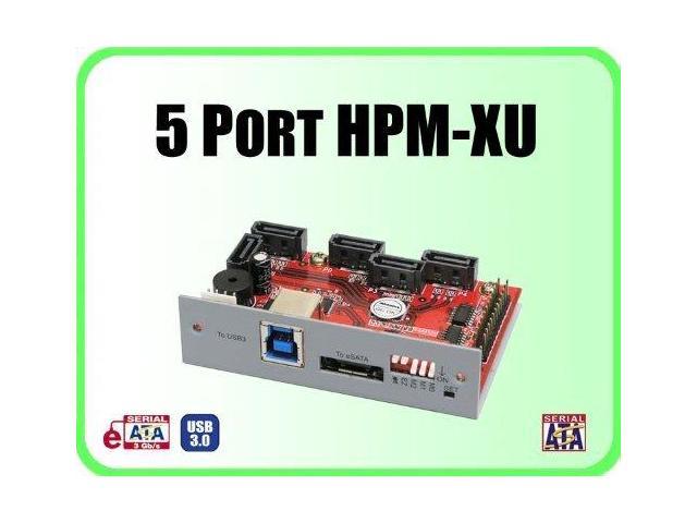 Addonics AD5HPMREU USB 3.0 HPM-XU 5-port Serial ATA Controller