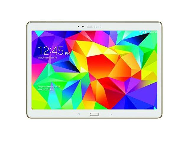 Samsung Galaxy Tab S SM-T807V 16 GB Tablet - 10.5" - Wireless LAN - Verizon - 4G - Samsung Exynos 5 1.90 GHz - Dazzling White