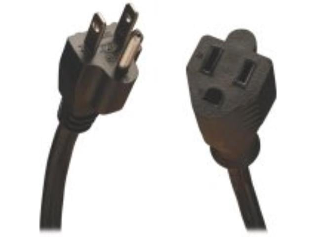 Tripp Lite P022-010 Power Extension Cord, NEMA 5-15P to NEMA 5-15R - 10A, 120V, 18 AWG, 10 ft. Black