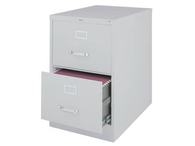 Lorell Vertical File Cabinet - 18" x 26.5" x 28.4" - 2 x Drawer(s) for File - Legal - Vertical - Lockable, Ball-bearing