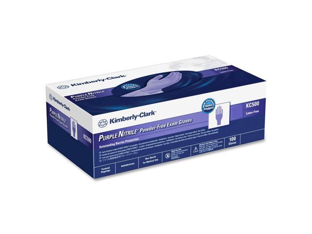 kimberly clark purple nitrile exam glove