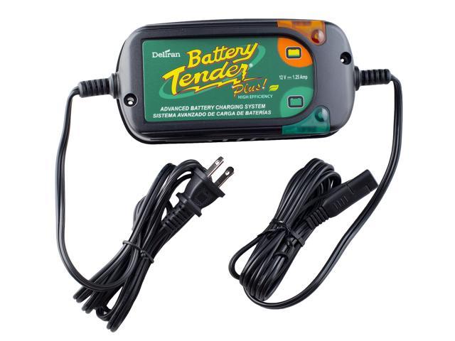 BATTERY TENDER 022-0185G-DL-WH 12-Volt 1.25-Amp Battery Tender Plus High Efficiency R 
