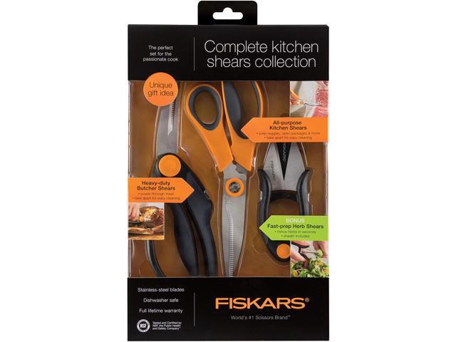 Fiskars 510061-1001 3pc Kitchen Shear Set 