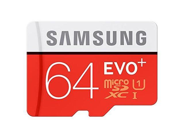 SAMSUNG EVO Plus 64GB microSDHC Memory Card w/ Adapter Model MB-MC64DA/AM