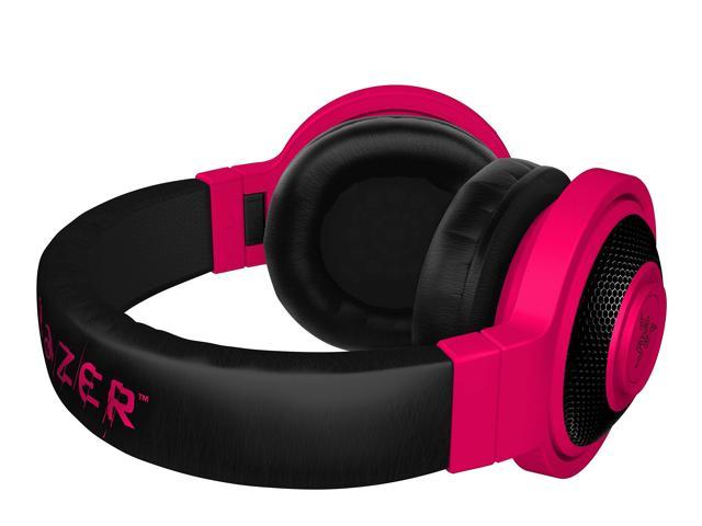 Razer - RZ04-01400300-R3U1 - Razer Kraken - Analog Music & Gaming Headphones - Stereo - Neon Red - Mini-phone - Wired -