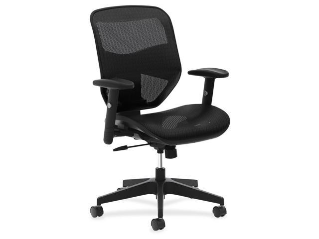 Hon Company Vl534 Mesh High Back Task Chair 250lbs Cap Black Hvl534mst3 Newegg Com