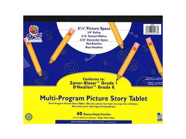PICTURE STORY RULED NEWSPRINT 18X12 PAC2657