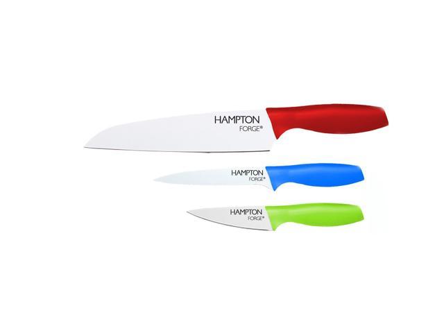 Hampton Forge HMC01A863C Tomo Ceramic 3pc Cutlery Set
