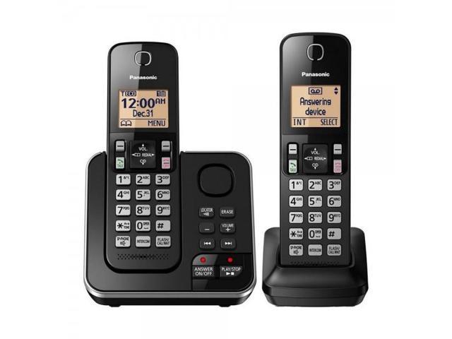 Photo 1 of ***USED****Panasonic Consumer Kx-tgc362b Dect 6.0, 2 Handsets, Cid, Itad