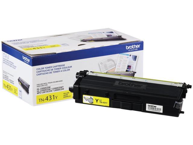 Brother International - TN431Y - Brother TN431Y Original Toner Cartridge - Yellow - Laser - Standard Yield - 1800 Pages