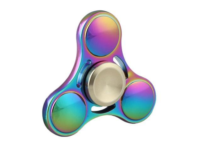 rainbow metal fidget spinner