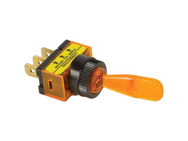 On/off Illuminated 20-Amp Toggle Switch (Amber) - 20502 - Newegg.com