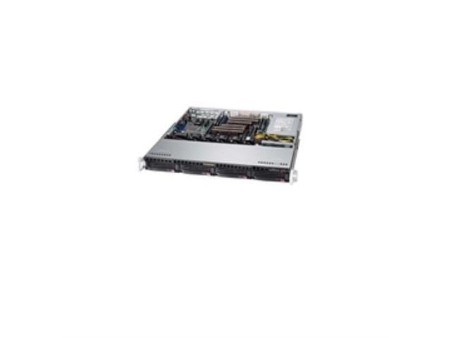 Supermicro SuperChassis 813MFTQC-350CB2 4 x Bay Power Supply Installed 6 x Fan Black ATX Motherboard Supported Rack-mountable Suppor Installed 4 x 1.57 x Fan 1U 1 x 350 W s s