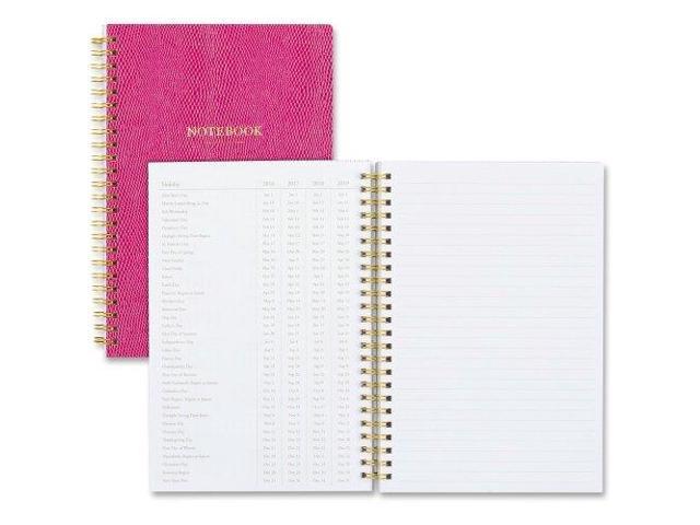 Blue Sky BLS100631 Notebook, Ruled, 5.75" x 8.50", 80 Pages, Berry