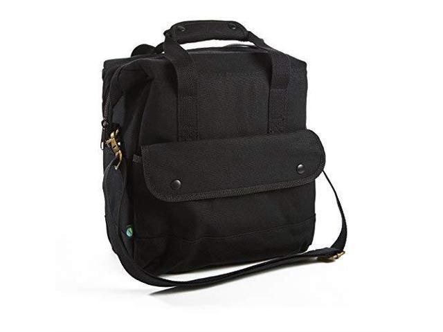 black insulated lunch bag