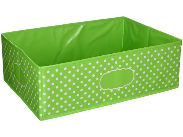 Lime Polka Dots Small Storage Bin - TCR20818, Teacher Created Resources