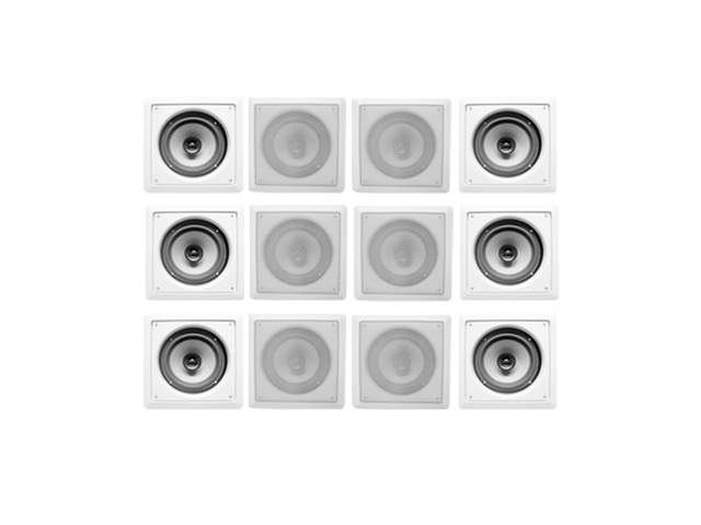 Acoustic Audio Cs I82s In Wall Ceiling 8 Speakers 6 Pair Pack