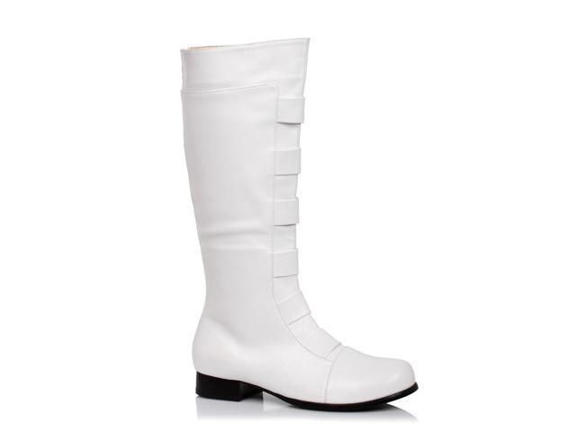 121 Marc 1 Heel Knee High Boots Men Size S White Newegg Com