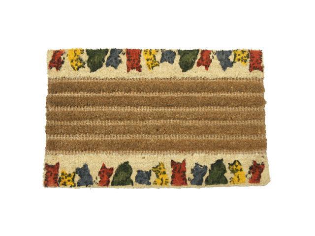 Kitty Cat Outdoor Coir Door Mat 18 X 30 Decorative House Door