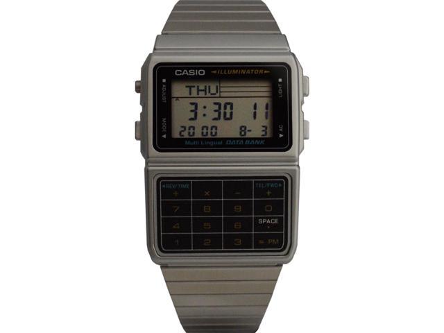 Men S Casio Databank Telememo Calculator Watch Dbc611 1d Dbc 611