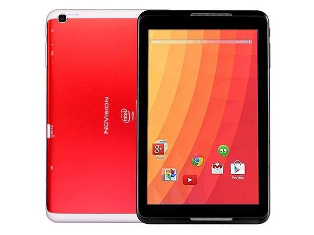 NuVision TM800A520L 1GB Memory 32GB Flash Storage 8.0" 1280 x 800 Tablet PC Android 4.4.2 (KitKat) Red