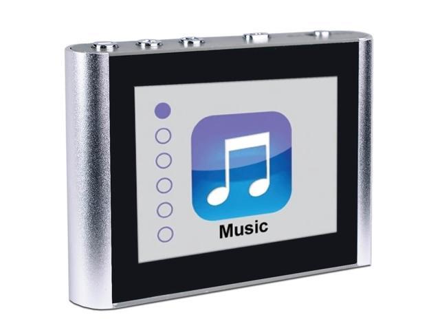 Eclipse T180 1.8" 4GB MP3 Clip Style Digital Audio LCD Video Player - Silver