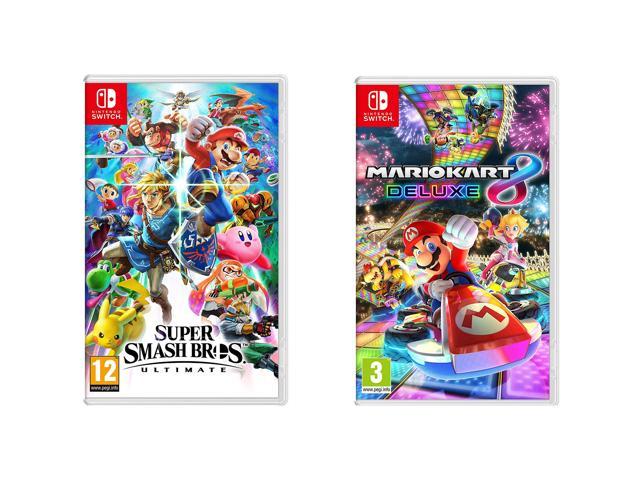 Nintendo Super Smash Bro & Mario Kart 8 Video Games for Nintendo Switch System Nintendo Switch -