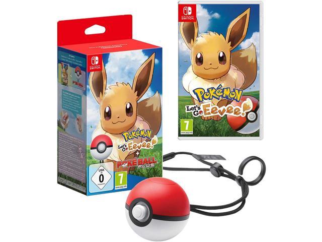 Pokémon Lets Go Eevee W Poké Ball Plus Video Game For Nintendo Switch