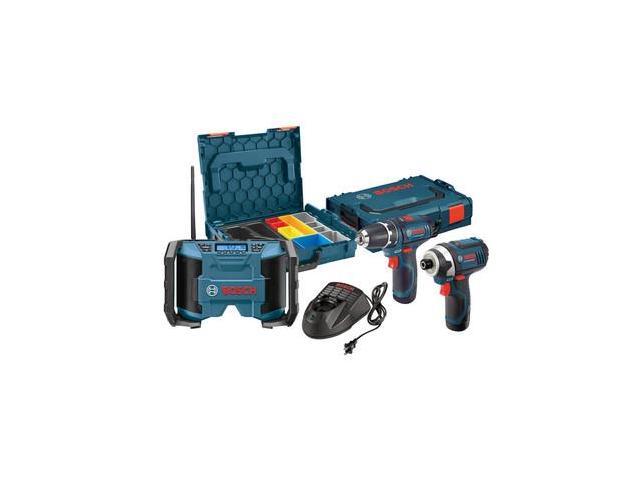 Bosch Clpk33 120lp Rt 12v Max Cordless Lithium Ion 3 Tool Combo