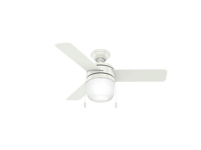 Hunter 59409 42 In Acumen Fresh White Ceiling Fan With Light