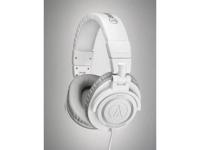Audio Technica ATH-M50x Closed-Back Monitoring Headphones (White)