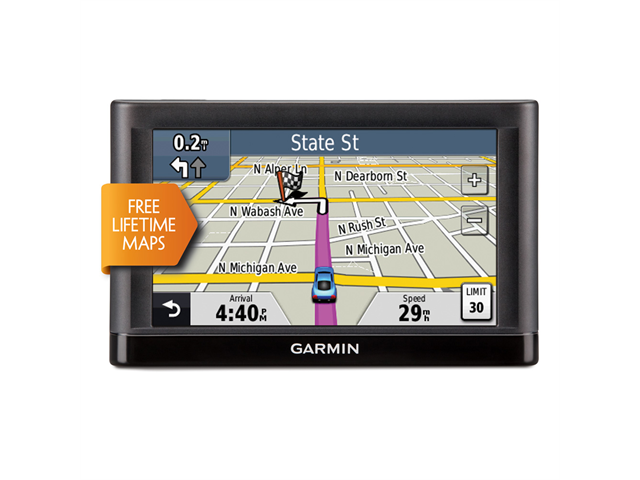 Garmin nuvi 55LMT GPS Navigation System with Lifetime Maps and Traffic 5" 