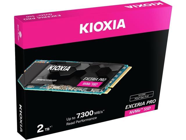 KioxiaLSE10Z002TG8ExceriaProNVMEM.22TBSSD,PCIe4.0x4,Upto7300MB/sReadSpeed