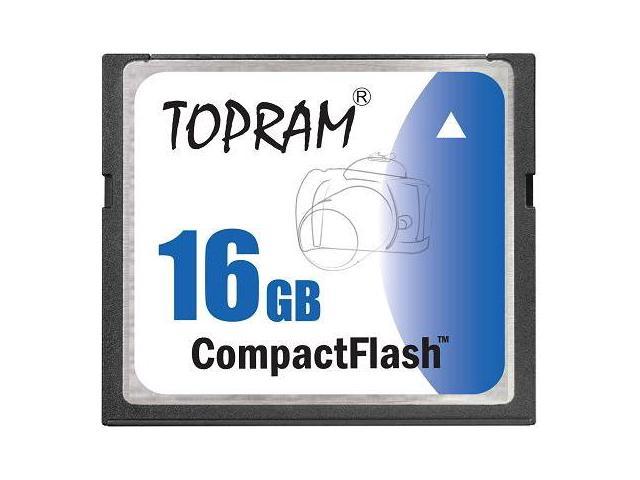 TOPRAM 16GB CF 16G CF Compact Flash 266x CompactFlash Card
