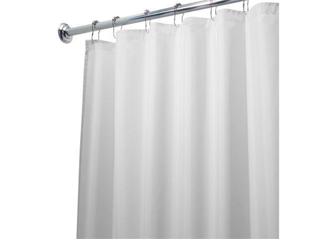 Interdesign 72 X 84 Inch Fabric Waterproof Long Shower Curtain Liner White Newegg Interdesign 72 X 84 Inch Fabric Waterproof Long Shower Curtain Liner White Newegg