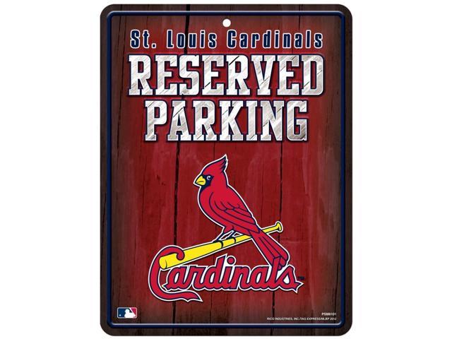 St. Louis Cardinals Official MLB Metal Parking Sign by Rico Industries 550073 - www.semashow.com