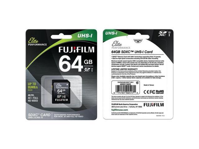 Fujifilm 600013605 64Gb Uhs-I Sdxc Elite Performance 600X/90Mb