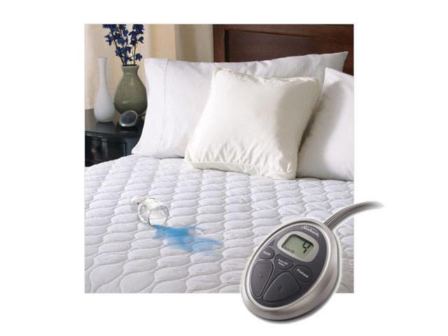 sunbeam water resistant electric mattress pad