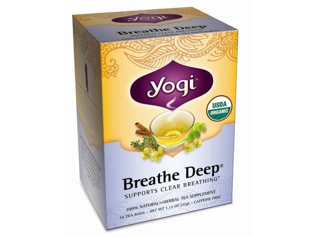 Photo 1 of *** BUNDLE X 2 *** Yogi Breathe Deep Tea 16 Tea Bags BEST BY 09/22