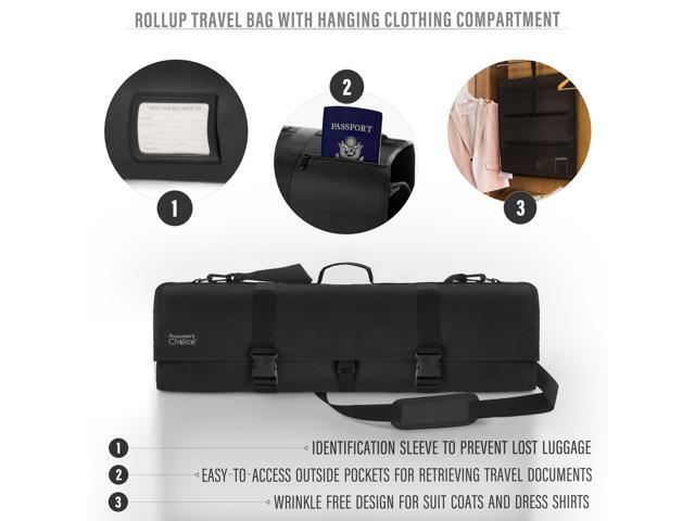 Prosumer S Choice Portable Roll Up Travel Bag Organizer For Wrinkle Free Garments And Easy Storage Of Electronic Devices Newegg