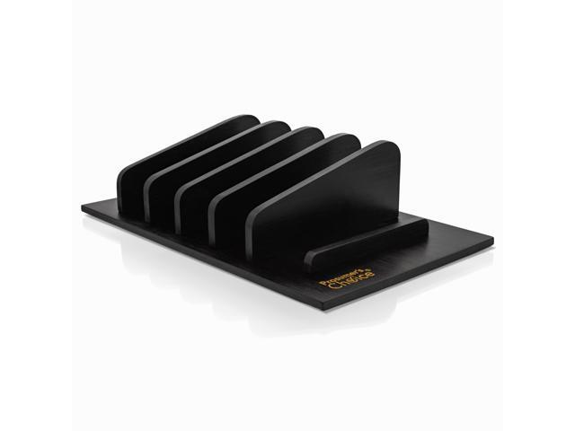 Prosumer/’s Choice Natural Wood Charging Station Rack for Smartphones and Tablets with Cable Organizer for 5 Devices