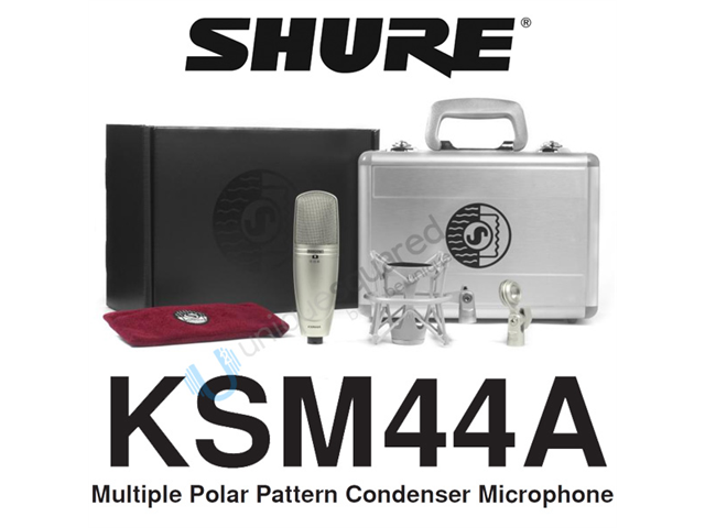 Shure KSM44A Large Dual-Diaphragm Condenser Microphone