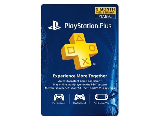 Sony PlayStation Plus Membership - 3 Month (Physical Card)